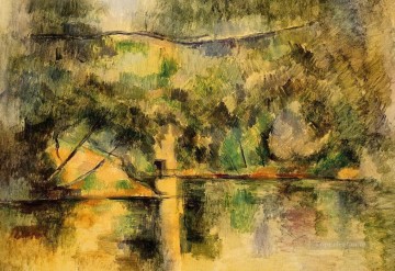  Agua Obras - Reflejos en el agua Paul Cezanne